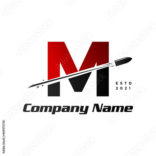 Initial M Bullet logo