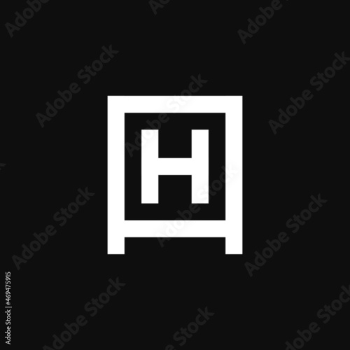 H A HA Initial Letter Logo design vector template Graphic Alphabet Symbol for Corporate Business Identity