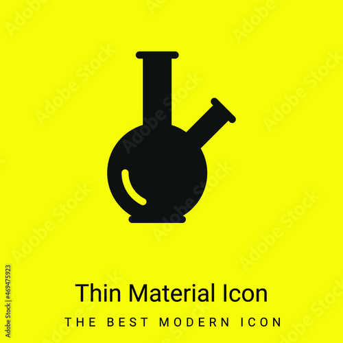 Bong minimal bright yellow material icon