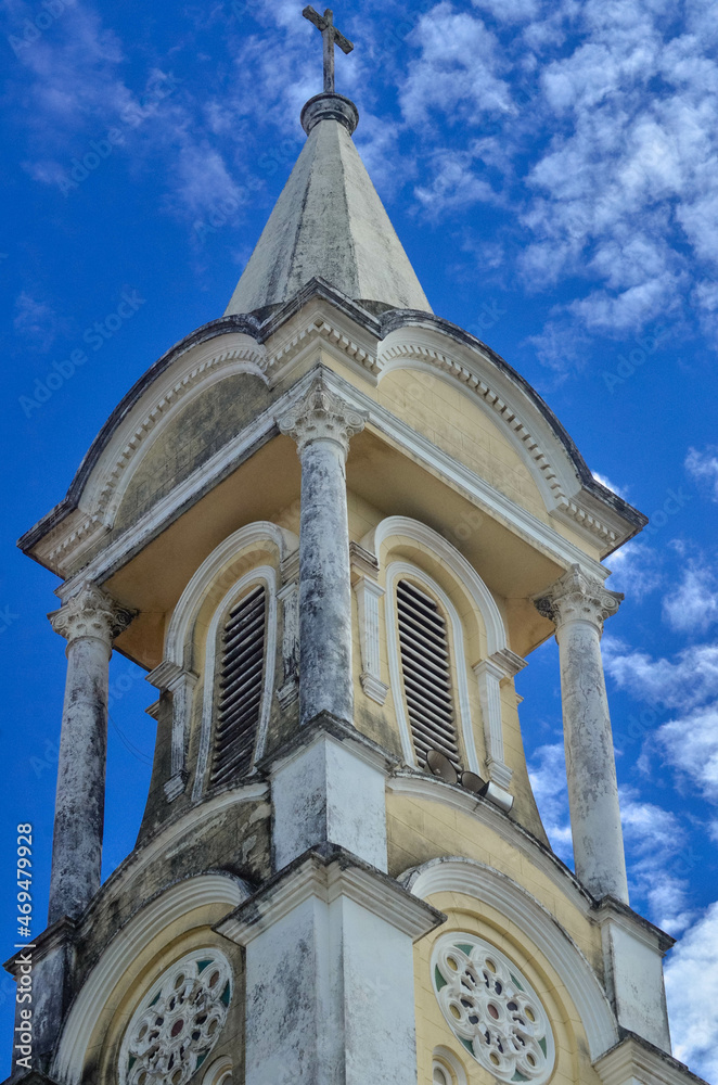 Fototapeta premium A beautiful view of Church in Ilheus, Bahia, Brazil.