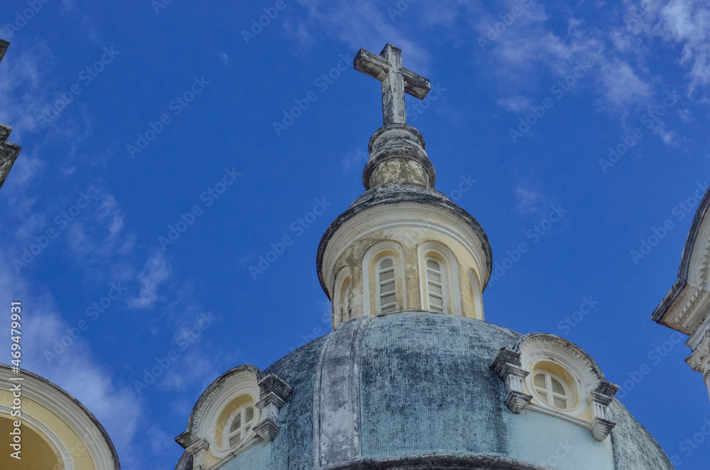 Fototapeta premium A beautiful view of Church in Ilheus, Bahia, Brazil.