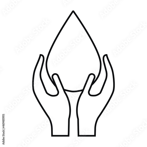 Water icon vector. liquid illustration sign. purify symbol. pure logo.