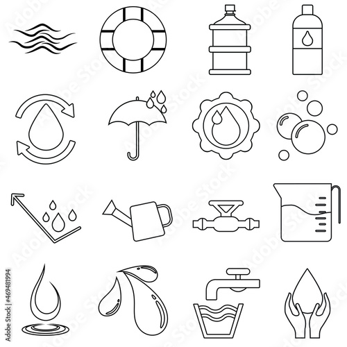 Water icon vector. liquid illustration sign. purify symbol. pure logo.