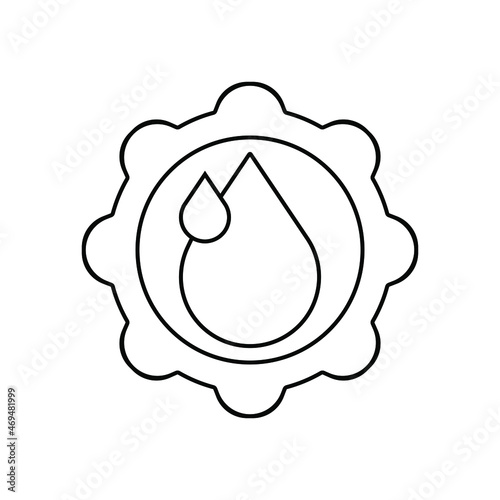 Water icon vector. liquid illustration sign. purify symbol. pure logo.