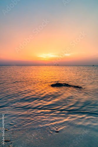 Beautiful Sunset from the seashore of Al Saif  Jeddah  Saudi Arabia.