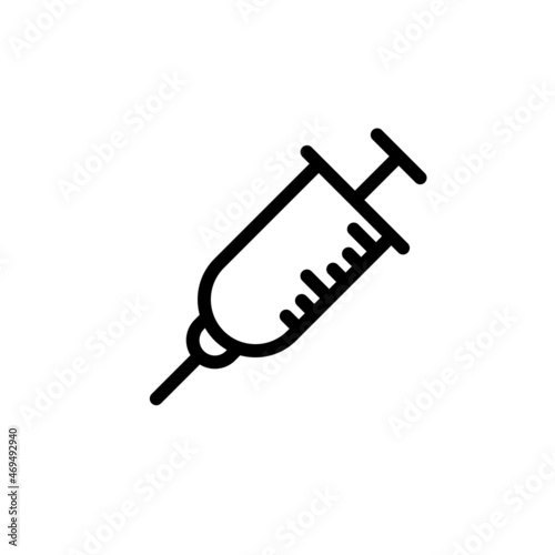 syringe icon vector design template	