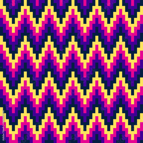 Bargello. Flame stitch. Traditional Florentine embroidery.