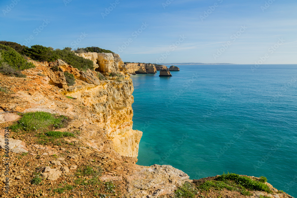 Coastal cliffs of Algarve