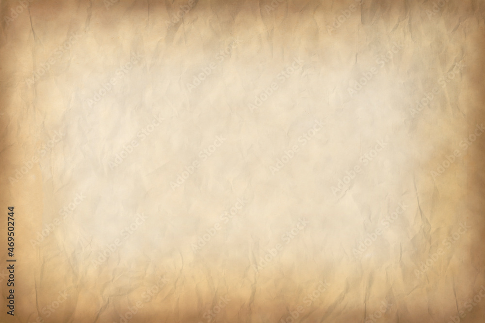 Obraz premium Vintage paper texture background, grunge retro rustic cardboard brown empty blank space page with grunge fiber pattern