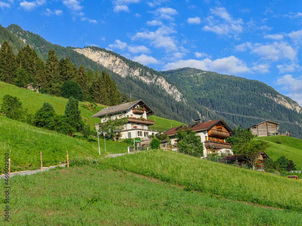 Zillertal - Landschaft bei Finkenberg