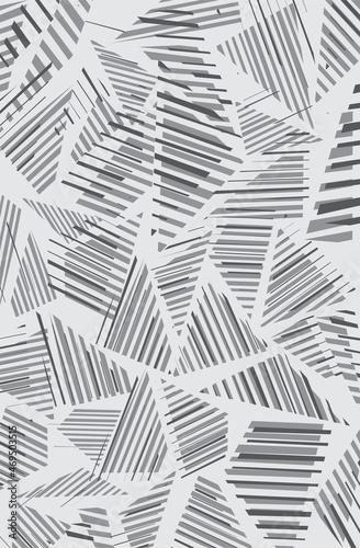 Abstract background with random striped triangle pattern