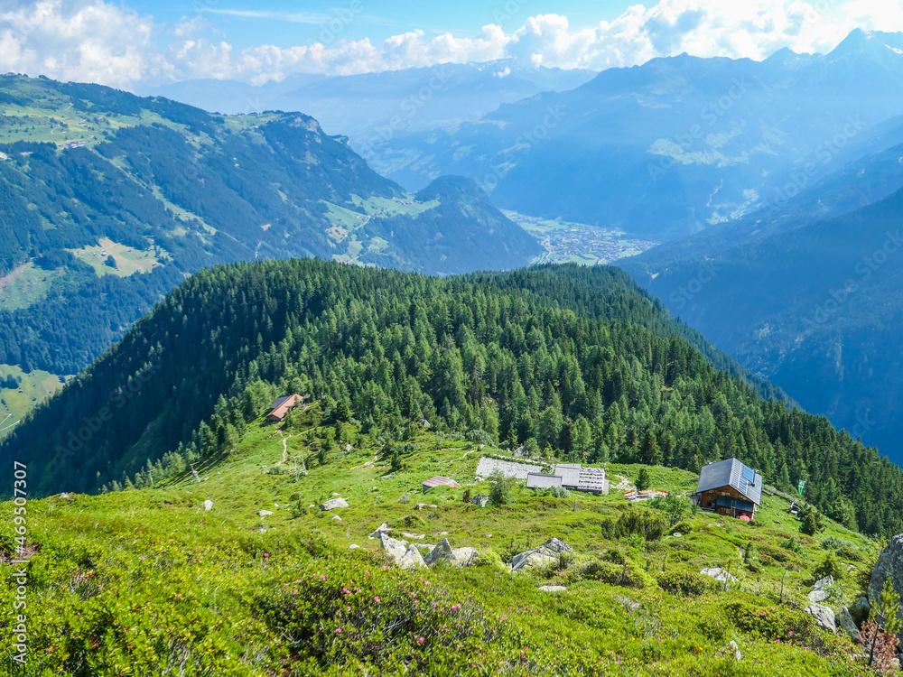 Berghütte in den Zillertaler Alpen