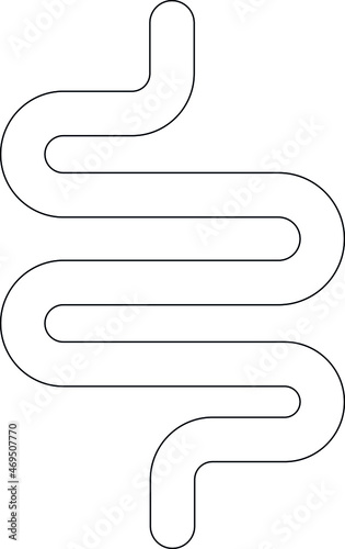 diabetes control icons intestine and intestines
