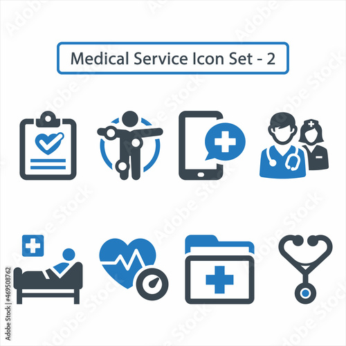 Medical Service Icon Set 2