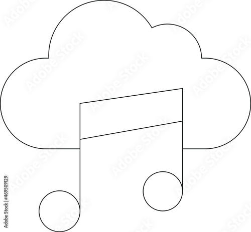 cinema icons cloud music and streaming