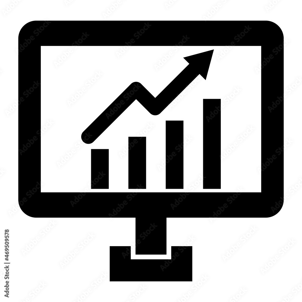 Vector Strategy Glyph Icon Design