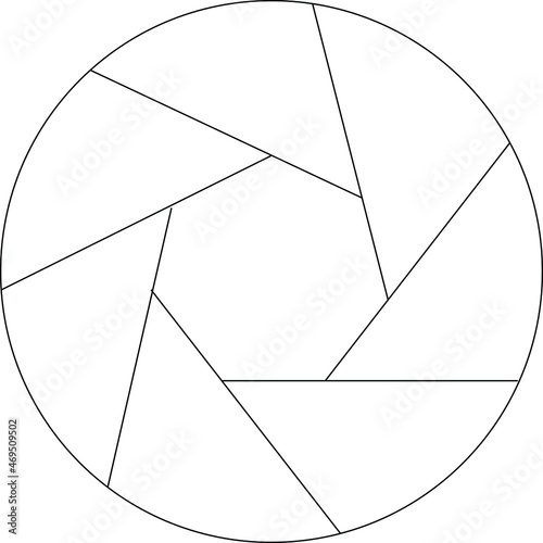 cinema icons aperture and camera