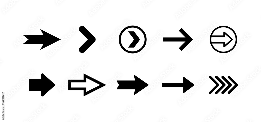Arrow icons. Set of arrows. Vector collection. Arrow icons. Set of arrows. Vector collection.