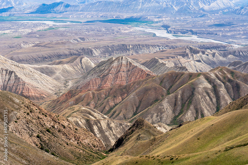 Multi-Colored Hills and Valleys
An array of vibrant colors paints the hills and valleys of Kyrgyzstan, creating an awe-inspiring geological masterpiece