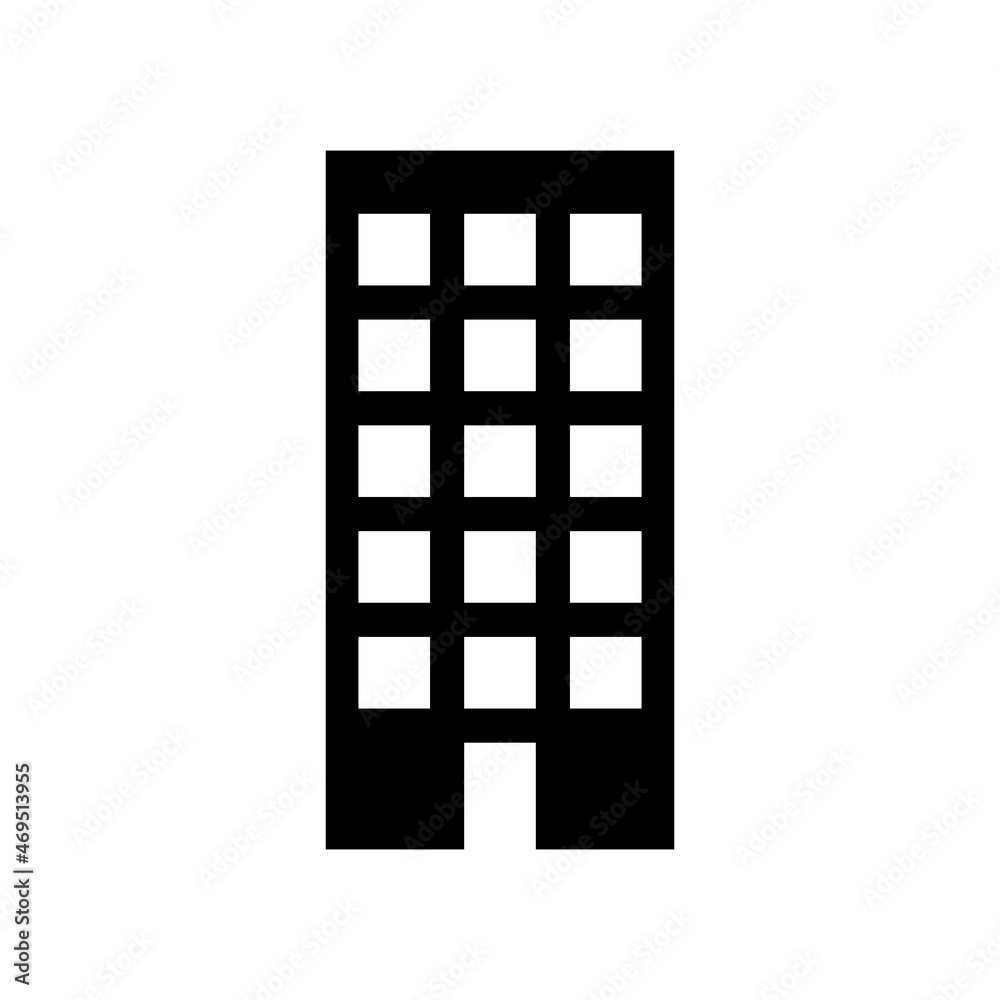 Building vector icon Building vector icon