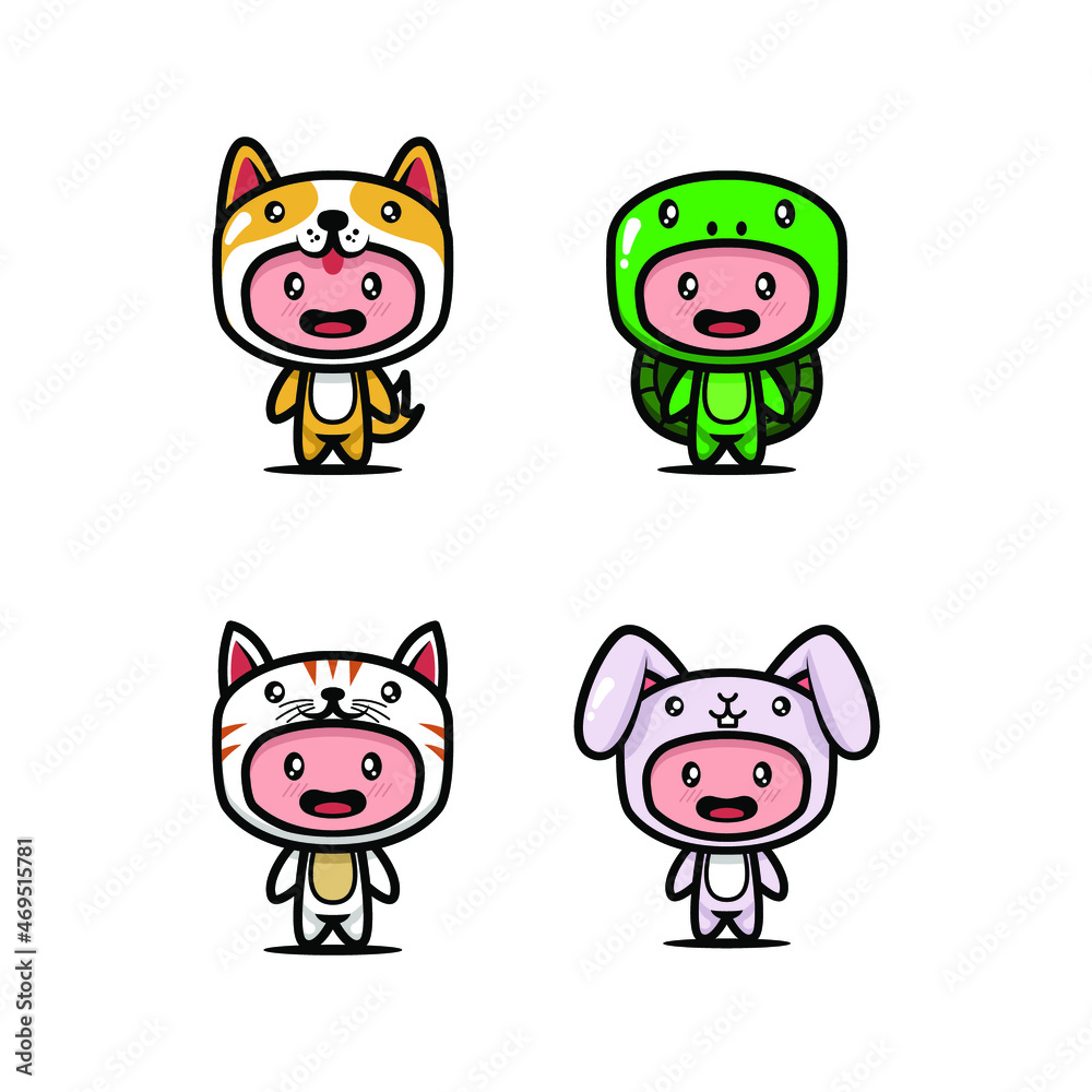 Cute mascot design Cute mascot design