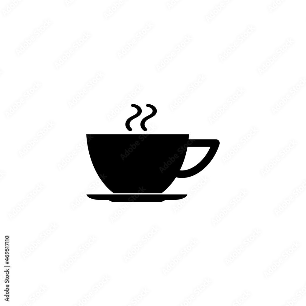 Coffee icon in isolated on background. symbol for your web site design logo, app, Coffee icon Vector illustration. Coffee icon in isolated on background. symbol for your web site design logo, app, Coffee icon Vector illustration.