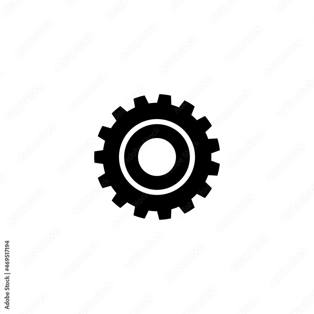 Gear icon in isolated on background. symbol for your web site design logo, app, Gear icon Vector illustration. Gear icon in isolated on background. symbol for your web site design logo, app, Gear icon Vector illustration.