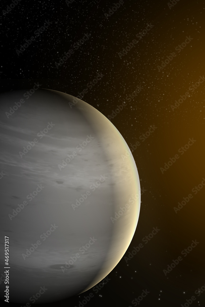 Vertical wallpaper of planet in space. Outer dark space wallpaper. Surface of planet . Sphere. View from orbit. Elements of this image furnished by NASA