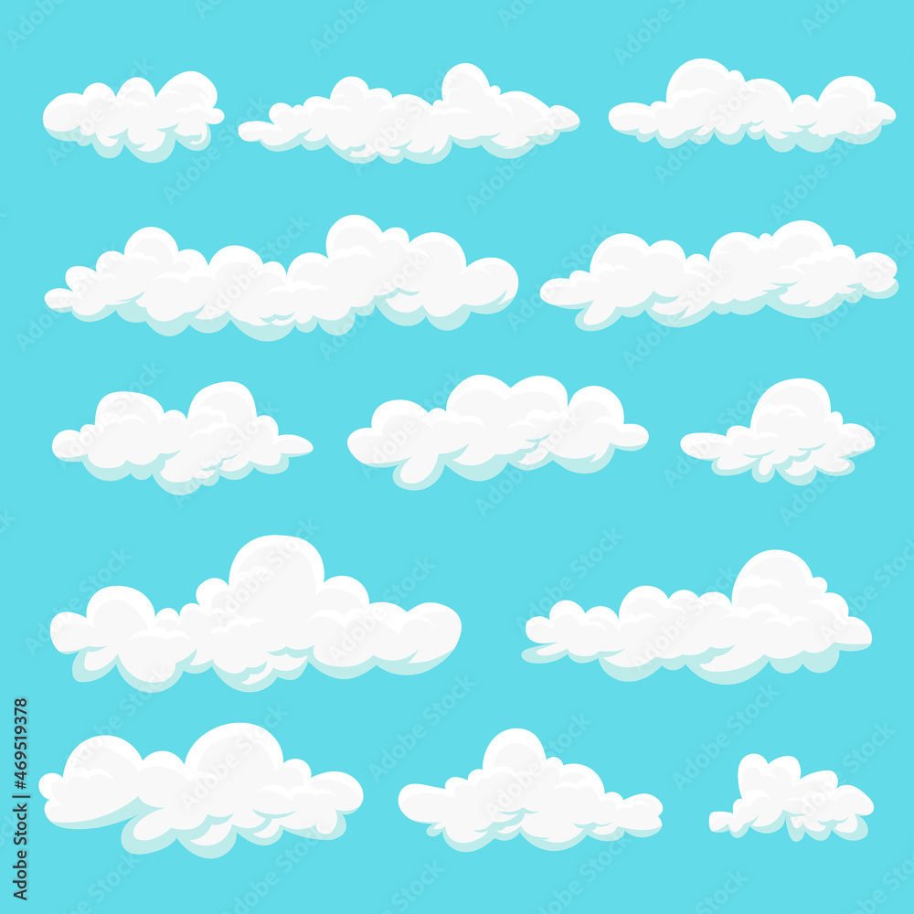 seamless background with clouds