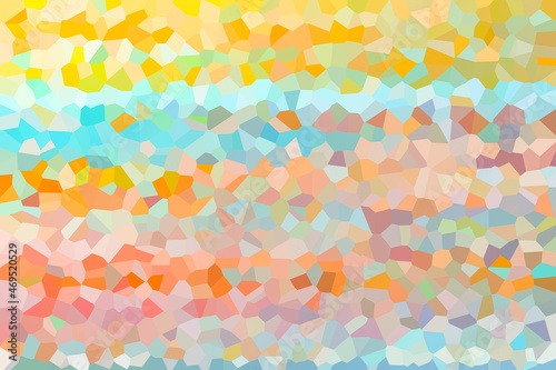 Wallpaper Mural Layered vivid multicoloured mosaic texture Torontodigital.ca