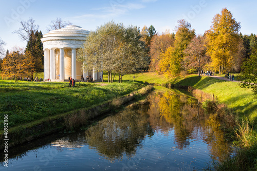 The Temple of Friendship in Pavlovsk Park, Pavlovsk, near St. Petersburg photo