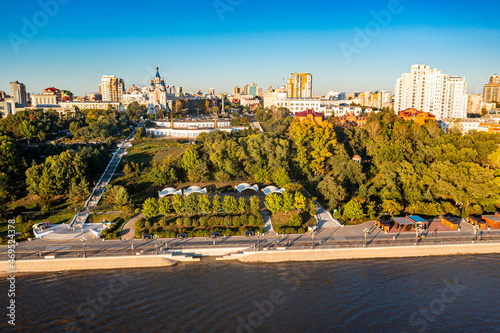 Aerial of Khabarovsk and the Amur River, Khabarovsk Krai photo