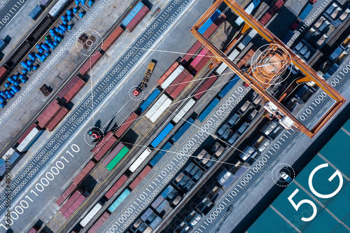 5G network intelligent container terminal