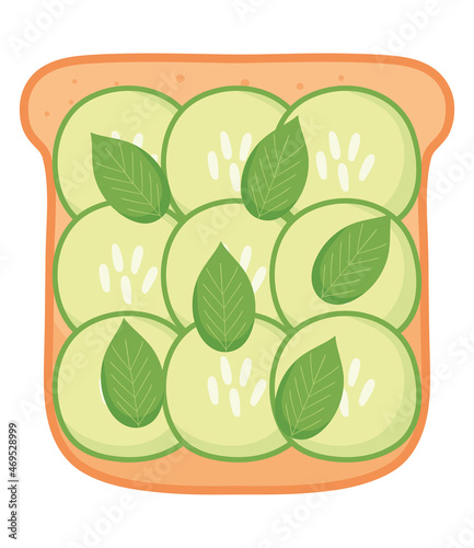 cucumber toast icon