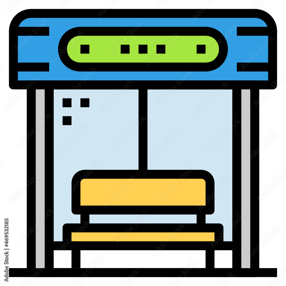 BUS STOP ICON BUS STOP ICON
