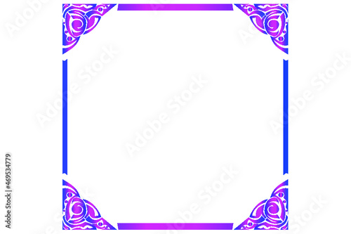 Ornament Border Vector  photo