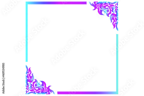Ornament Border Vector  photo