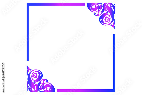 Ornament Border Vector  photo