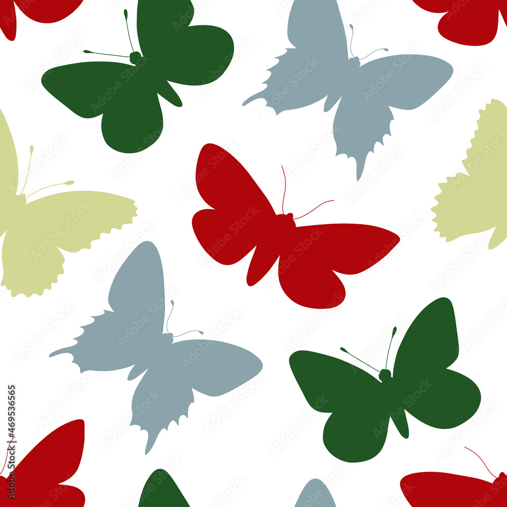 Colorful seamless pattern with butterflies. Backgrounds and wallpapers for invitations, cards, fabrics, packaging, textiles, posters. Vector illustration.
Colorful seamless pattern with butterflies. Backgrounds and wallpapers for invitations, cards, fabrics, packaging, textiles, posters. Vector illustration.