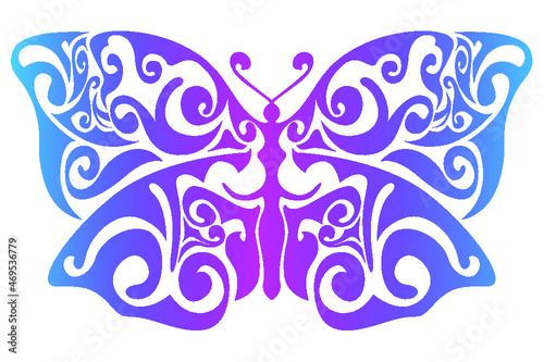 butterfly Ornament Vector