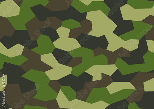 Geometric camouflage seamless pattern texture. Abstract modern endless military polygonal background.