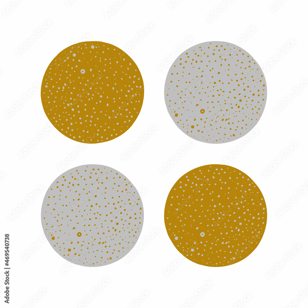 Abstract geometric pattern with circles and elements. Modern abstract design for paper, cover, fabric, interior and other users.