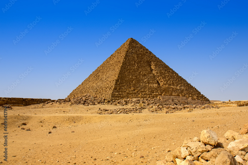 Pyramid of Menkaure, Giza, Cairo, Egypt Pyramid of Menkaure, Giza, Cairo, Egypt