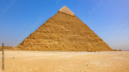 Pyramid of Kafre  Giza  Cairo  Egypt