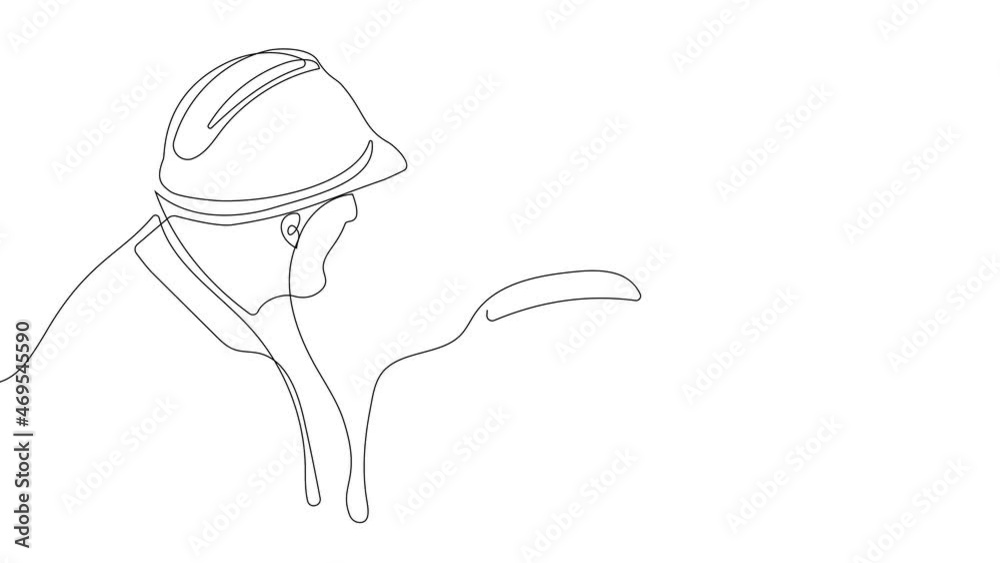 Vídeo do Stock: 4k animated self drawing of continuous line draw ...