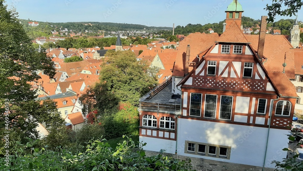 Obraz premium view of the old town country