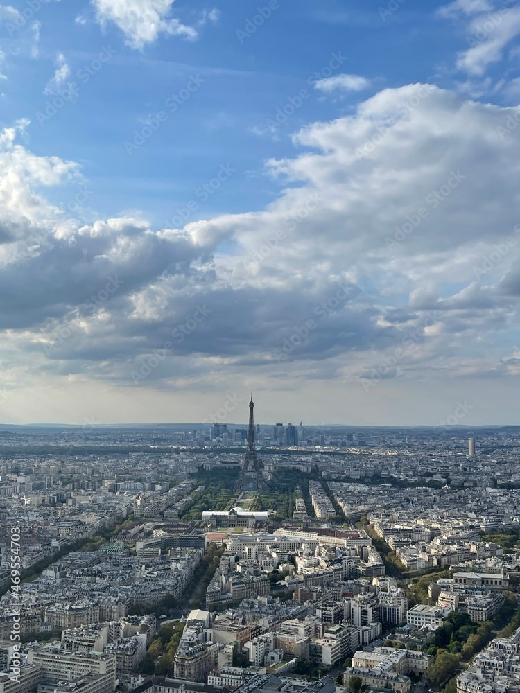 Skyview of Paris