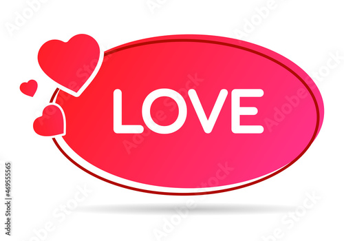 Label heart icons heat mark and love, for weddings, lovers, holidays, Valentine's Day, graphic projects and in general all related to love