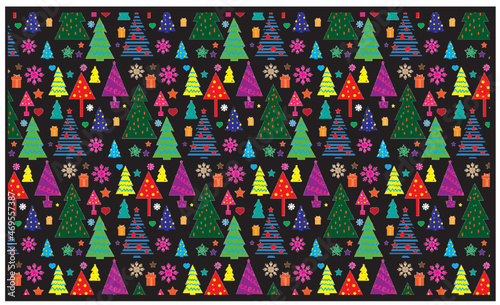 merry christmas, merry christmas card, christmass tree patern