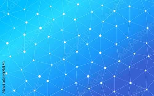 Abstract lowpoly technology background. Vector triangular geometric pattern with editable strokes